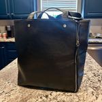 Neiman Marcus Faux Leather Black Tote Purse / Bag Photo 1