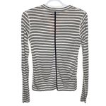 La ligne Charley striped silk blend Henley size XS Black Photo 2