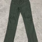 Black Diamond  Pants Womens 12 Olive Green Cotton Outdoor Hiking Pockets Photo 0