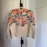 Sézane Sezane Mallory floral jumper sweater Crewneck pullover ivory Photo 4