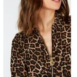 Michael Kors Leopard print and houndstooth plaid women’s size small blouse Photo 9