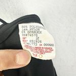 Cache  Vintage Y2k Fringe Skirt Size 2 Knee Length Black Stretch Western Flapper Photo 3