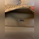 NWOT Woven Straw Clutch Tan Photo 6