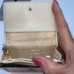 Kate Spade  Pink Glitter Storybook Liner Folded SmallID wallet with Key Chain Photo 5