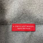 n:philanthropy  Gray Tropica Silk Blend Kangaroo Pocket Mini Skirt NEW Photo 2