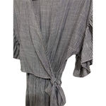 Red Carter  Wrap‎ Top Wide Pant Jumper Blue White Striped Size XS Photo 3