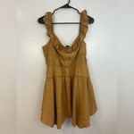 Wild Fable NWT Cognac Ruffle Tiered Skater Tank Dress Size XL Photo 3