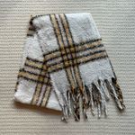 Steve Madden  Plaid Fringe Trim Blanket Scarf Photo 0