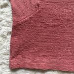 Madewell Top Ottoman Jacquard Square-Neck Textured Rose Dust M Photo 5