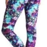 Athleta  Women Small Floral Fade Sonar Athletic Crop Leggings Excellent Cond Photo 3