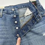 Levi's Premium 501 Original Cropped Women's Sz 30x26 Button Fly Distressed Jeans Photo 4