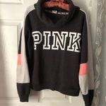 PINK - Victoria's Secret Victoria’s Secret PINK Turtle Neck Pullover size M missing drawstring tiny stain Photo 1