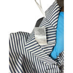 Alex Marie  Top Womens Small Striped Puff Sleeve Square Neck Blouse Photo 3