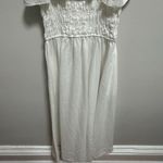 Aritzia Coastal cowgirl  white linen smocked maxi dress summer vacation XS NWT Photo 11