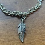 Juicy Couture Pam Gela Silver Feather Dangling Charm Bracelet Photo 1