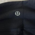 Lululemon Black Yoga Cropped Capri Leggings Size 4 Photo 2