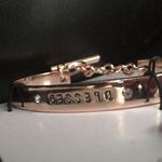 BCBGeneration BCBG Rose Gold BLESSED Pave Crystal Tog Bracelet Photo 0