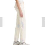 Levi's NEW Levi’s 501 Jeans High Rise Straight Leg White Tie-Dye Button Fly Womens 31 Photo 6