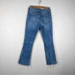 SLVRLAKE Sara Low Rise Slim Bootcut Raw Hem Jeans in Atwater Size 27 Blue Photo 9