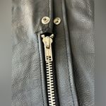 Genuine Leather Biker Chaps Black Leather Unisex Size XXS Like New Photo 9