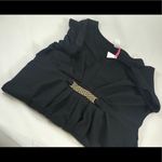 3X Black empire Peplum Secretary Dress Photo 2