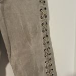 One Teaspoon One Tea Spoon Stitched Laced Tie-Up Western Wide Leg Jeans Size 26 Photo 6