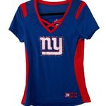 Majestic MLB New York Giants Rhinestone Tee Women's Size Medium Photo 0