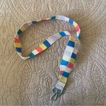 Vera Bradley Tropics Plaid Woven Lanyard Photo 0