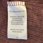 Como vintage Purple Smocked Long Sleeve Blouse Photo 2