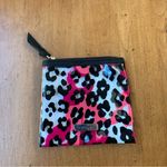Sephora  Small Cheetah Pouch PVC Blue and Black Cat New With Tags Photo 5