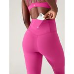 Athleta S Ultra High Rise Elation Crop Leggings Iceplant Pink Small Photo 3