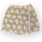 Van Heusen Vintage  Tan and Cream Floral Skort 100% Cotton Photo 3
