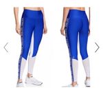 Alo Yoga  Blue and White Women's Leggings Photo 1