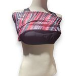 Yonique Racerback Tankini Workout Top Pink Stripe Large Photo 8