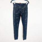 Spanx High Waisted Look at Me Now Seamless Leggings Black Camo Size Large L Photo 2