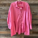 We The Free Free People Freya Poplin Top in Pink Size Small NWT Photo 3