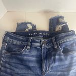 American Eagle  Outfitters Ripped Blue Skinny Jeans Photo 6