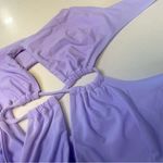 NWOT Women’s Lavender Cut Out One Piece Swimsuit Size Medium Purple Photo 5
