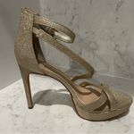 Gianni Bini New!  Corielle‎ Glitter Ankle Strap Strappy Platform Sandals Sz 10 Photo 2