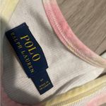 Polo Ralph Lauren White Tank with Colorful Trim Photo 1