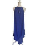 Rachel Roy NWT  June Santorini Blue Sleeveless Asymmetrical Halter Dress Size XXL Photo 3