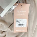 Birdy Grey NWT Kira One Shoulder Maxi Bridesmaid Dress Taupe Chiffon Size XXL Photo 12