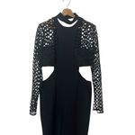 Self Portrait Mack Black Lace Jumpsuit Women’s Size 10 Evening Wear Party Outfit Photo 3