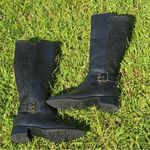 Cole Haan  Newburg Newcastle Leather Stretch Waterproof Tall Riding Boots 8.5 Photo 1