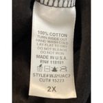 Canyon River Blues Vintage Womens Y2K Blue Canyon 2X Black‎ Top Shirt Embellished Romantic Grunge Photo 6