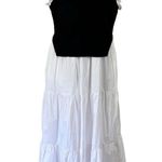 English Factory Mixed Media Sleeveless Maxi Dress Photo 0