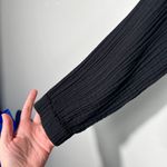 Xirena Muslin Cotton Gauze Lightweight Cowl Neck Drawstring Pullover Top XS Black Photo 1