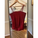 Wildcat Vintage Bedazzled Top Women's 2XL Red Embellished Size 2X Photo 4