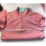 Vineyard Vines  Womens Pink Whale Logo Quarter Zip Pullover Sweatshirt‎ Size S Photo 5