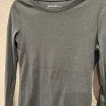 Eddie Bauer  Dark Green Long Sleeve Tee Photo 3